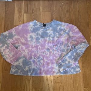 Wild Fable Blue/purple tie dye long sleeve